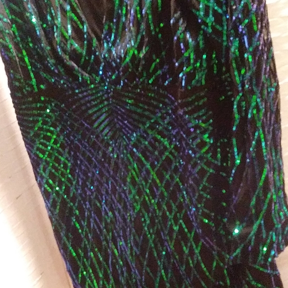 For Curvy Girls. Sequined Knit Mini NWT - Picture 4 of 14